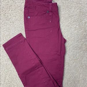 Dark violet pants